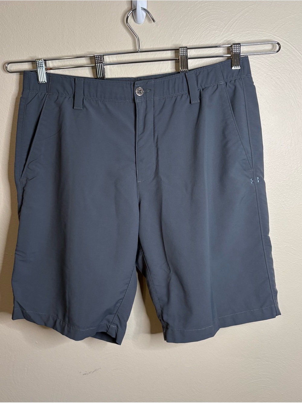 Under Armour HeatGear Golf Shorts Men’s Size 38 Gray Performance Stretch Classic